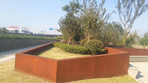 瓯海耐候钢挡土墙